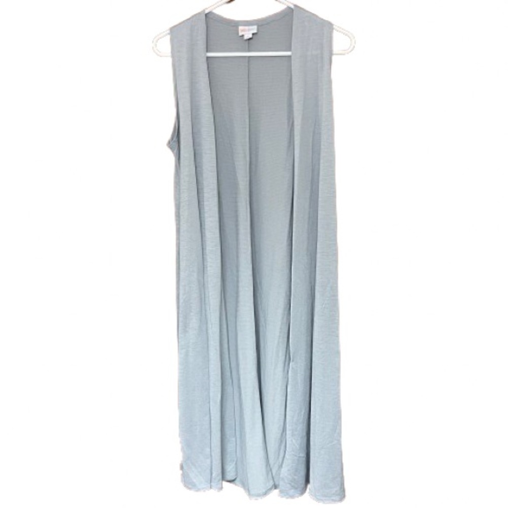 LuLaRoe Joy Vest Gray Size Small